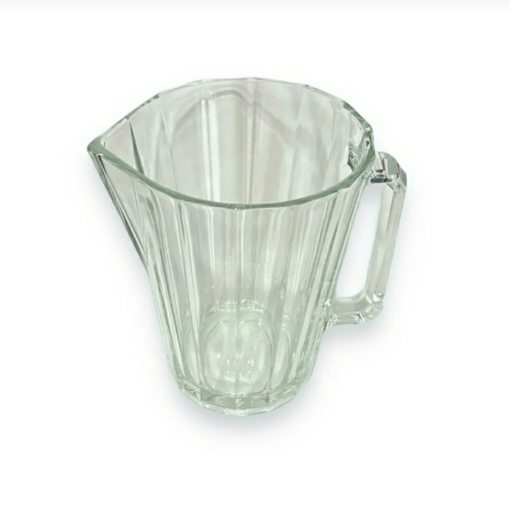 BORMIOLI Rocco Clear Pressed Glass Pitcher VINTAGE